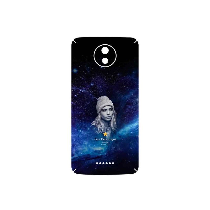 برچسب پوششی ماهوت مدل Cara Delevingne مناسب برای گوشی موبایل موتورولا Moto C Plus