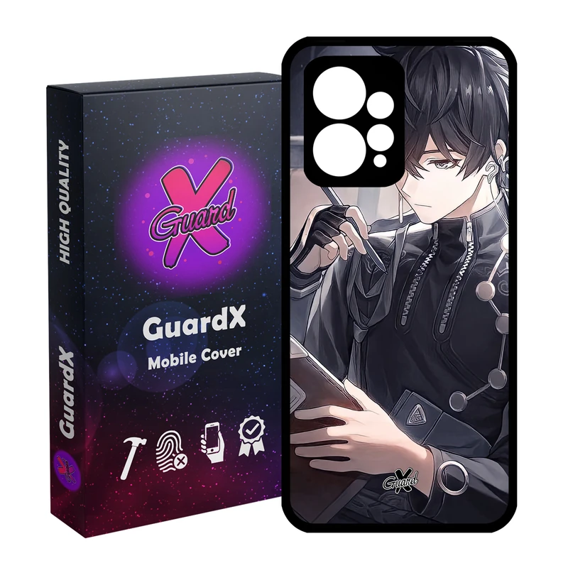 کاور گارد ایکس طرح انیمه مدل Glass10510 مناسب برای گوشی موبایل شیائومی Redmi Note 12 4G