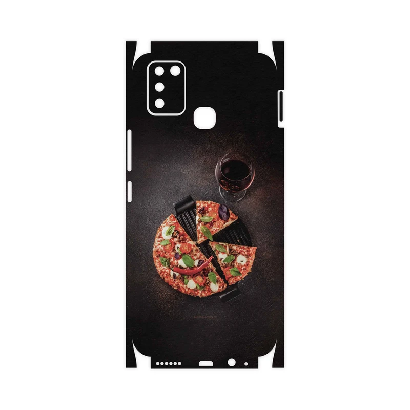 برچسب پوششی ماهوت مدل Pizza-FullSkin مناسب برای گوشی موبایل اینفینیکس Smart 6 X657B