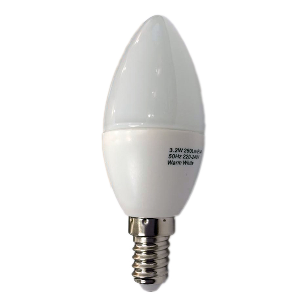 لامپ ال ای دی شمعی 3.2 وات لامپ نور مدل BK پایه E14