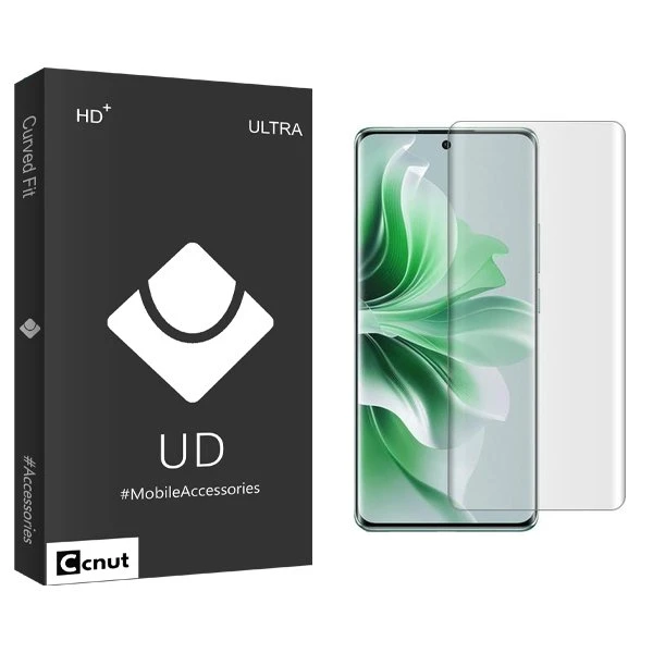 محافظ صفحه نمایش کوکونات مدل UDB UV مناسب برای گوشی موبایل اوپو Reno 11 Pro