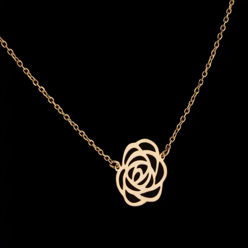 گردنبند طلا 18 عیار زنانه طلای مستجابی مدل 80133