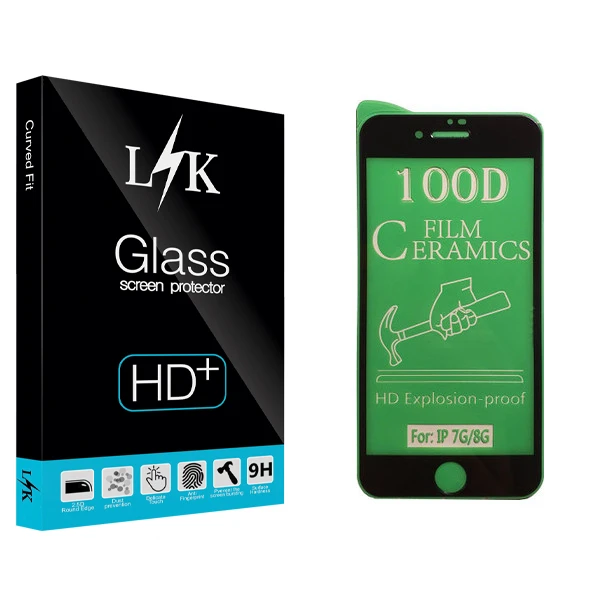 محافظ صفحه نمایش سرامیکی ال کی مدل +LITE مناسب برای گوشی موبایل اپل iPhone 8