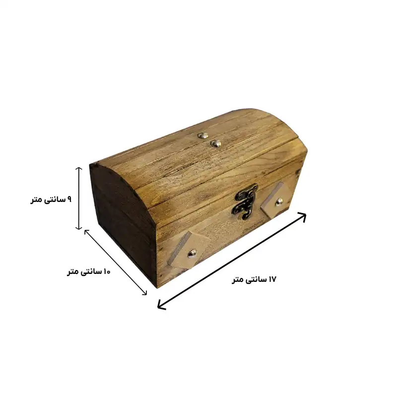 جعبه هدیه چوبی مدل جنگلی