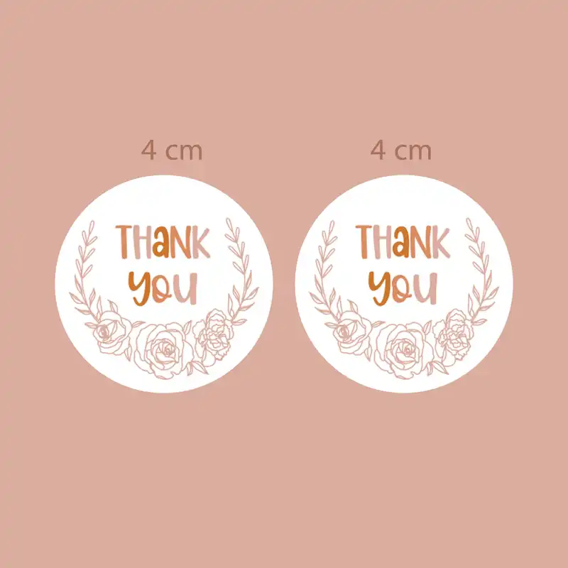 برچسب میو استیکر مدل تشکر از مشتری کد TC03 بسته 24 عددی