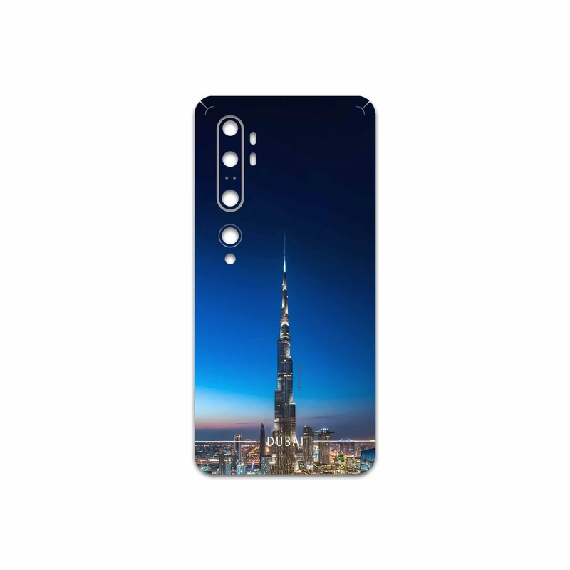 برچسب پوششی ماهوت مدل Dubai City مناسب برای گوشی موبایل شیائومی Mi Note 10