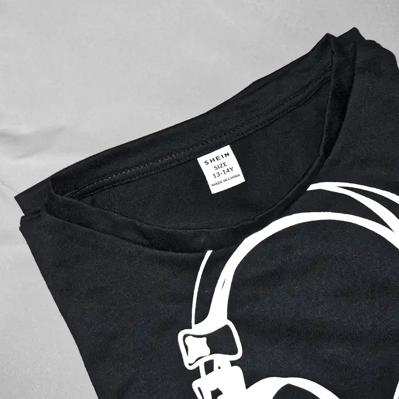 ست تی شرت و شلوار پسرانه شین مدل SEP-HEADPHONE043