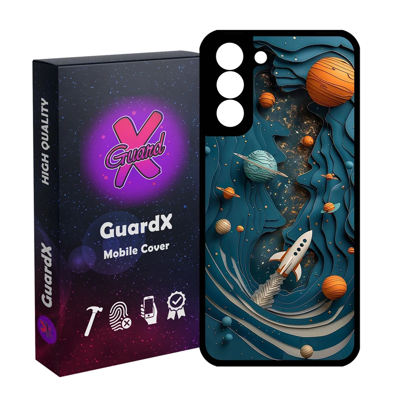 کاور گارد ایکس طرح فضا مدل Glass10750 مناسب برای گوشی موبایل سامسونگ Galaxy S21 FE