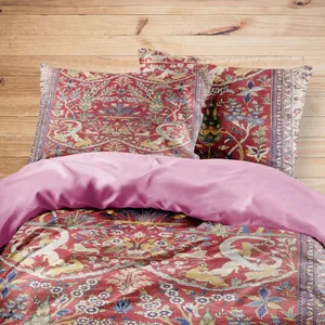 سرویس روتختی مدوپد طرح فرش اصفهان درختی جنگلی مدل C-esfehan01 یک نفره 4 تکه