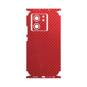 MAHOOT Red-Fiber-FullSkin Cover Sticker for Xiaomi 13T Pro