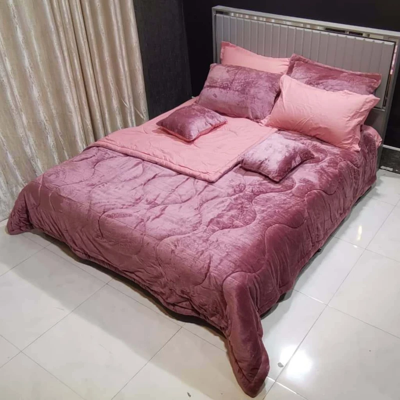 سرویس روتختی مدل مخمل ترک تدی کد 872 دو نفره 8 تکه