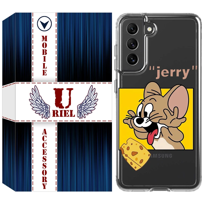 کاور یوریل مدل Clear کد 11 طرح جری مناسب برای گوشی موبایل سامسونگ Galaxy S21 FE