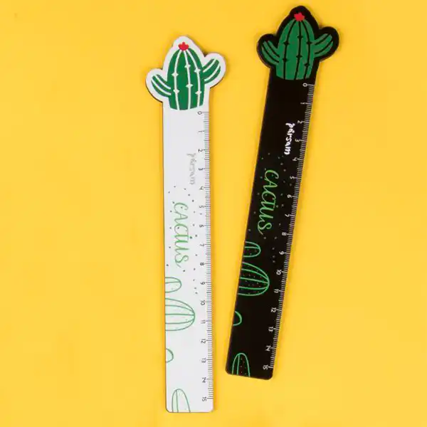 خط کش 15 سانتیمتری پرسام طرح کاکتوس کد K6