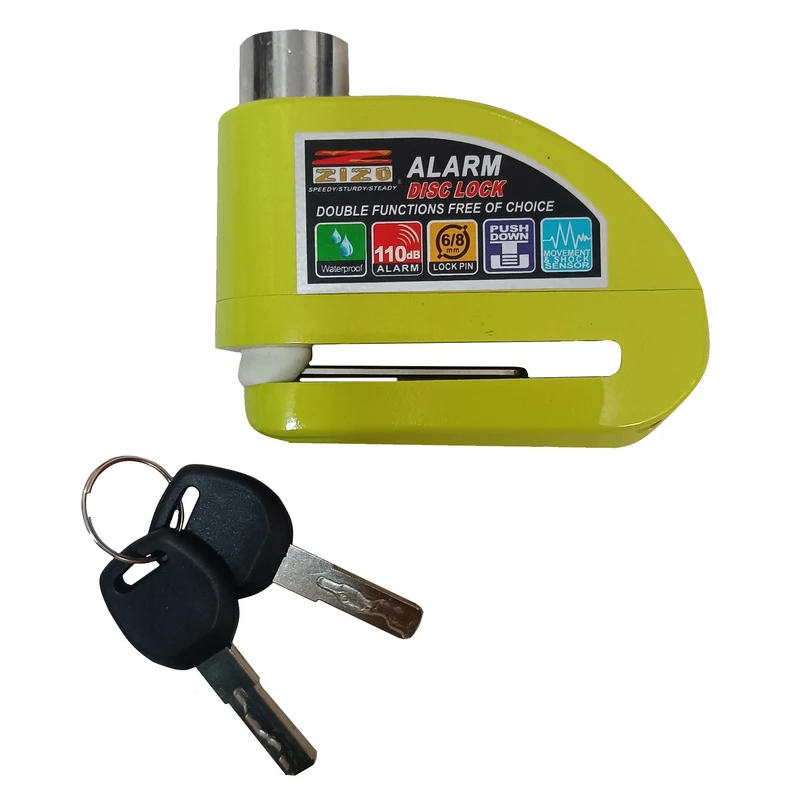 قفل دیسکی موتورسیکلت زیزو مدل ZIZO-YEL