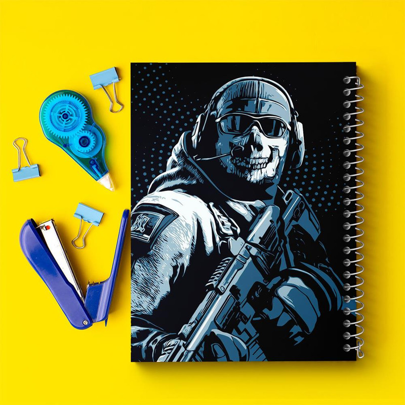 دفتر مشق 100 برگ خندالو طرح Call Of Duty کد 3844