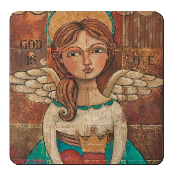  زیر لیوانی طرح نقاشی فرشته کد nzl45