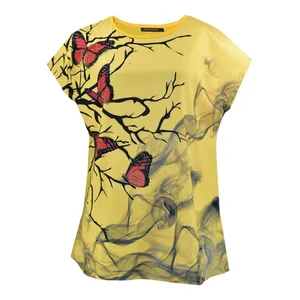 تی شرت آستین کوتاه زنانه مدل M3403