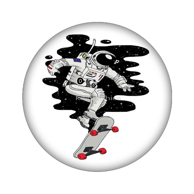 استیکر تزئینی موبایل مدل فضانورد کد 3836