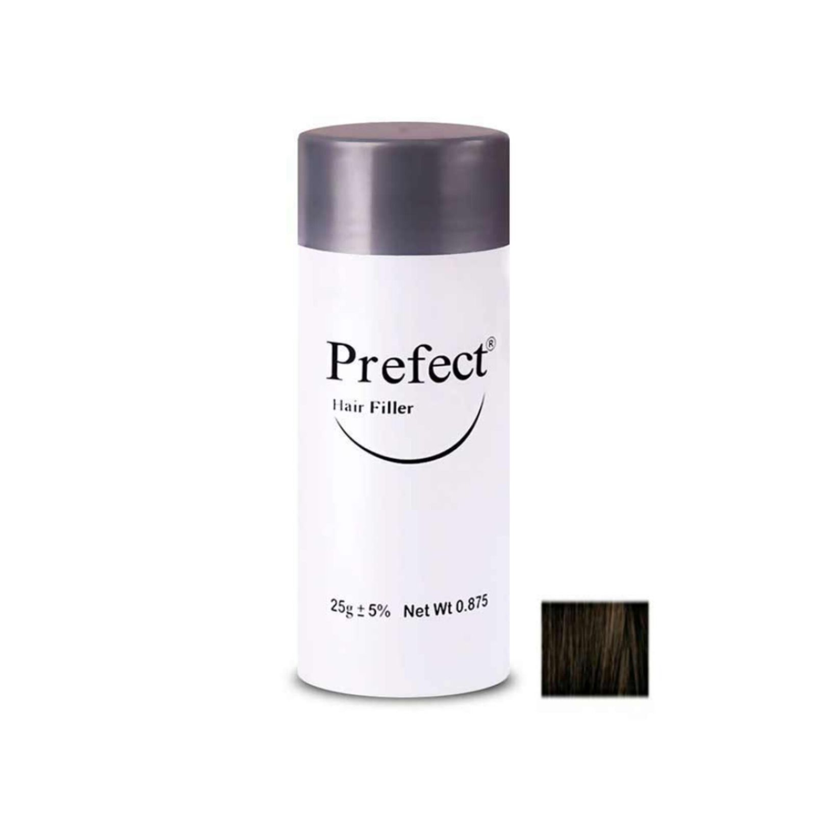 پودر پر پشت کننده مو پرفکت هیر فیلر شماره 0003 وزن 25 گرم رنگ قهوه ای تیره -  - 1