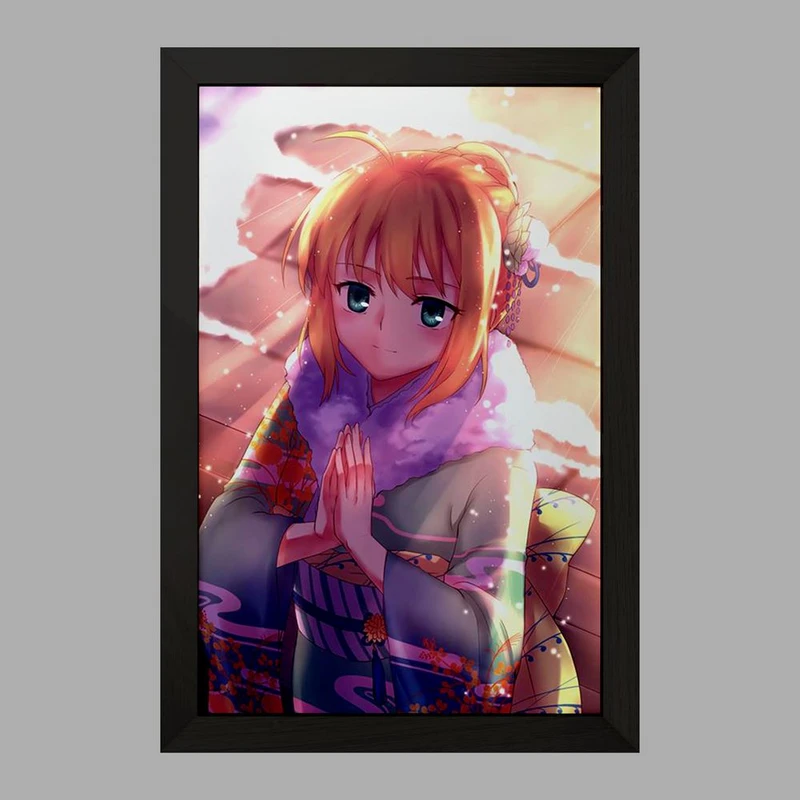 تابلو خندالو مدل التر انیمه فیت استی نایت Fate Stay Night  کد 22799