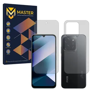 Master Resistant model matte screen protector suitable for Xiaomi Poco C85 Mobile phone along with the back protector