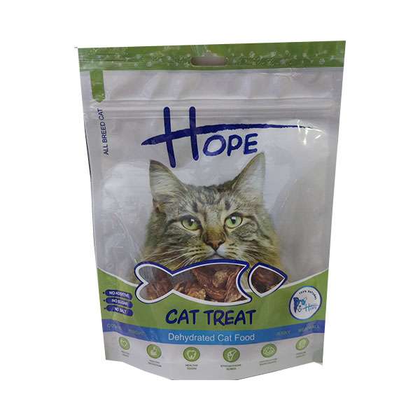 تشویقی گربه هوپ مدل نخودی سینه مرغ وزن 100 گرم