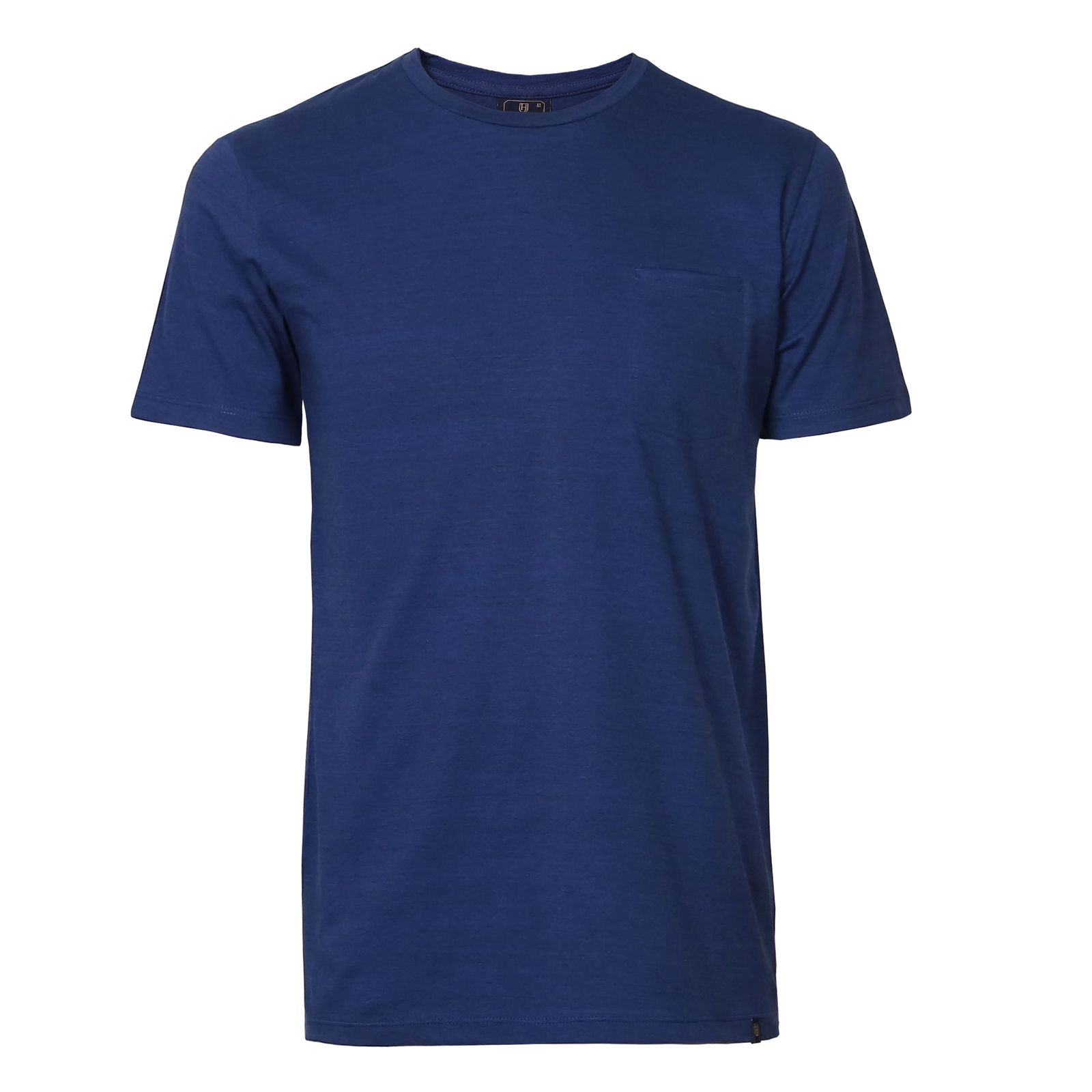 تی شرت آستین کوتاه مردانه جی تی هوگرو مدل تک جیب رنگ سرمه ای -  - 1