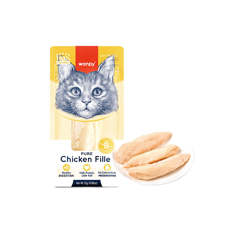 تشویقی گربه ونپی مدل Chicken Fillet طعم فیله مرغ وزن 25 گرم