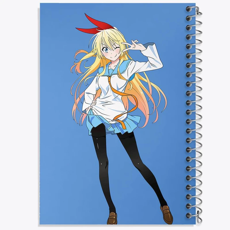 دفتر نقاشی 50 برگ خندالو مدل انیمه عشق دروغین کد 17131