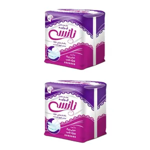 نوار بهداشتی نانسی مدل airlaid مجموعه 2 عددی