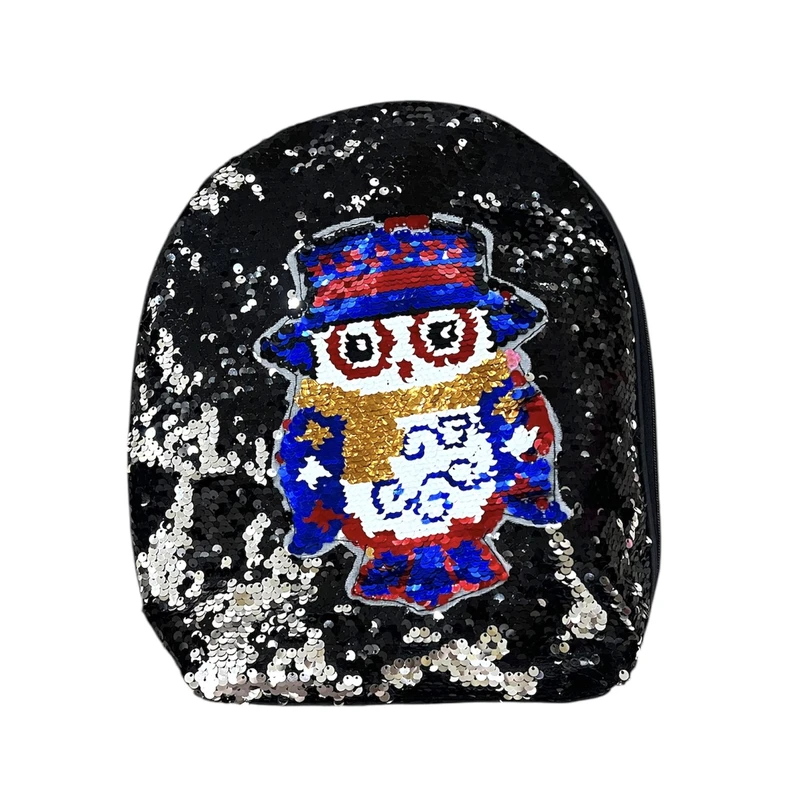 کوله پشتی دخترانه مدل جغد پولکی