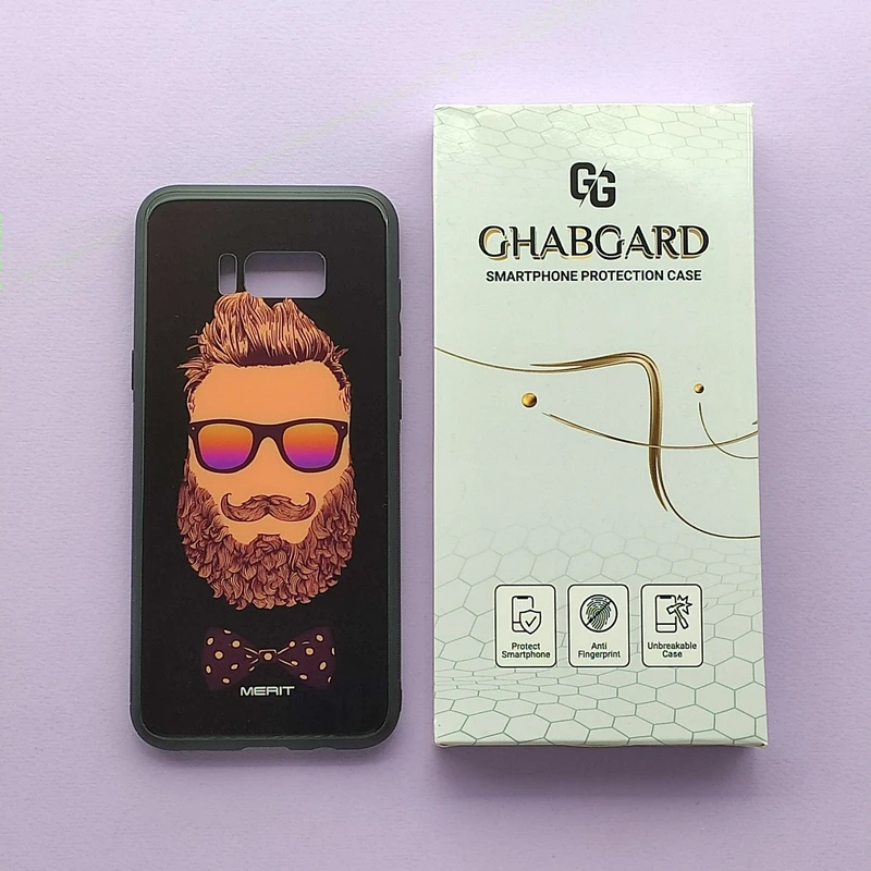 کاور قاب گارد مدل پشت گلس پسرانه مناسب برای گوشی موبایل سامسونگ Galaxy S8 Plus