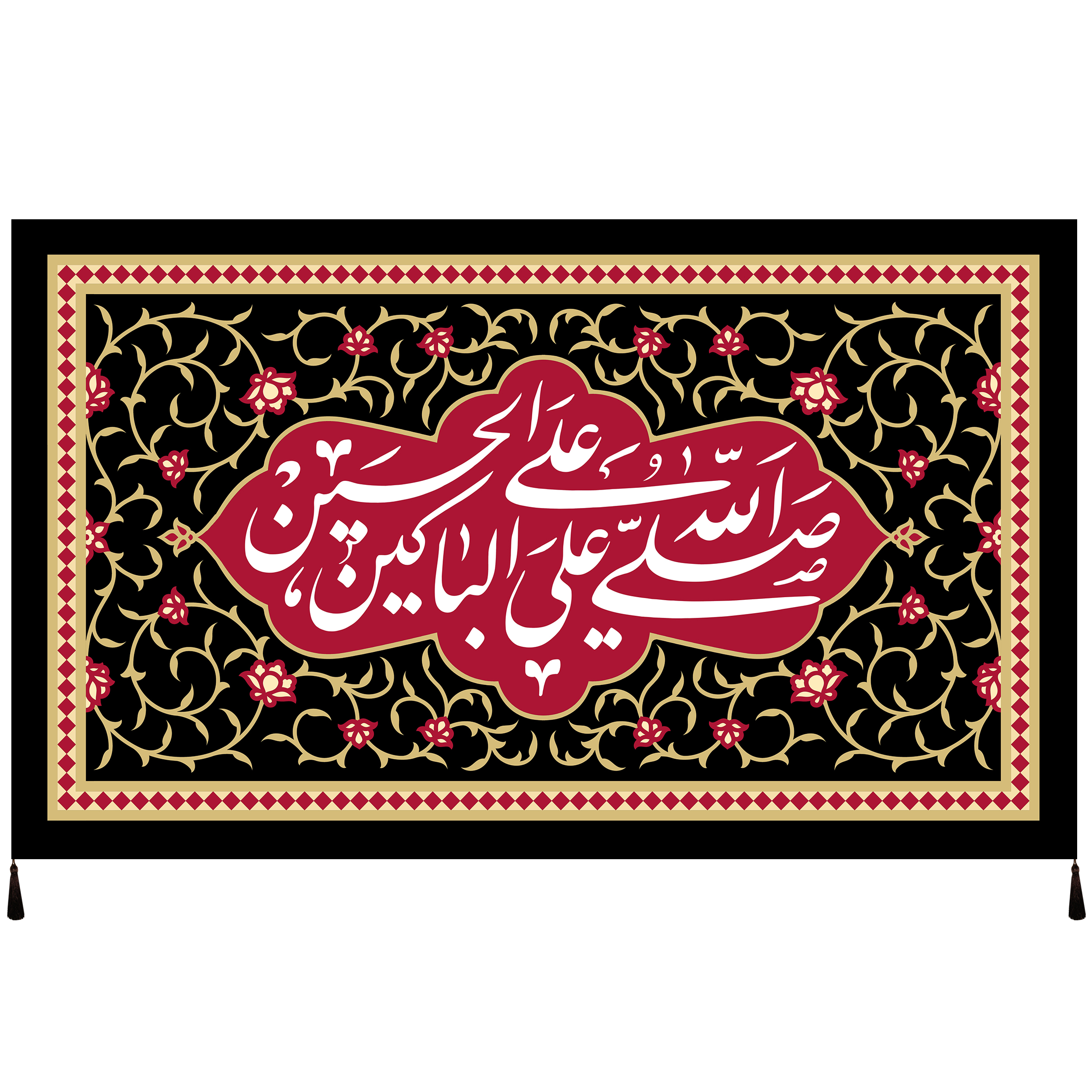 پرچم مدل محرم امام حسین علیه السلام کد 164.5080