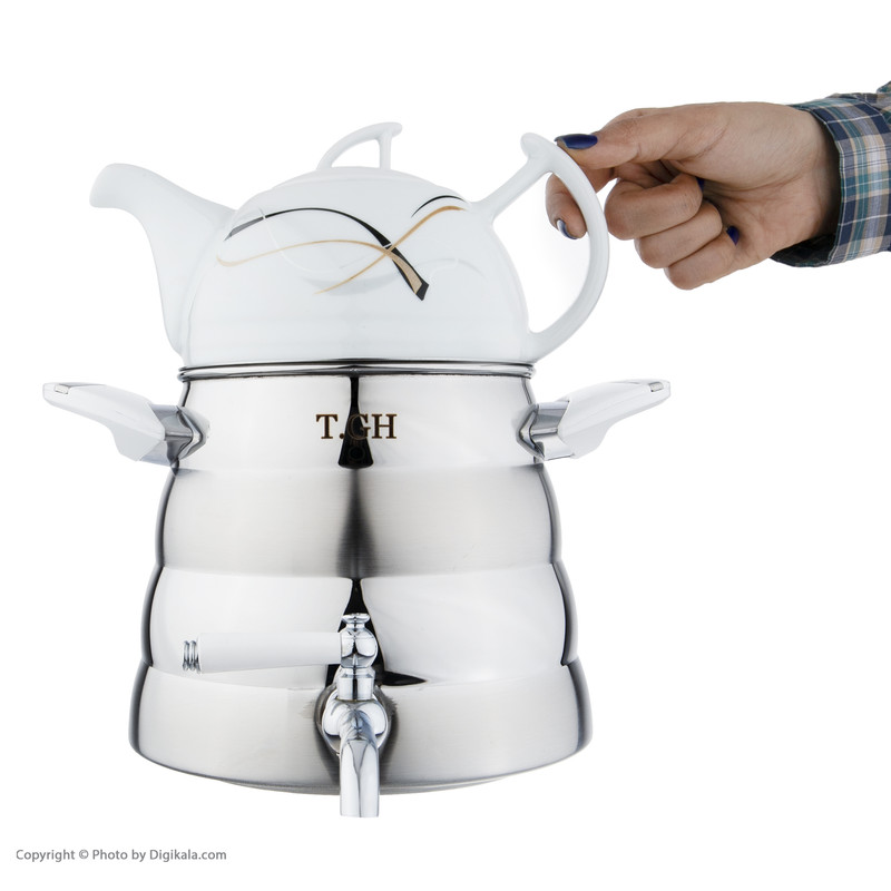 ست کتری و قوری تی جی اچ مدل 8475