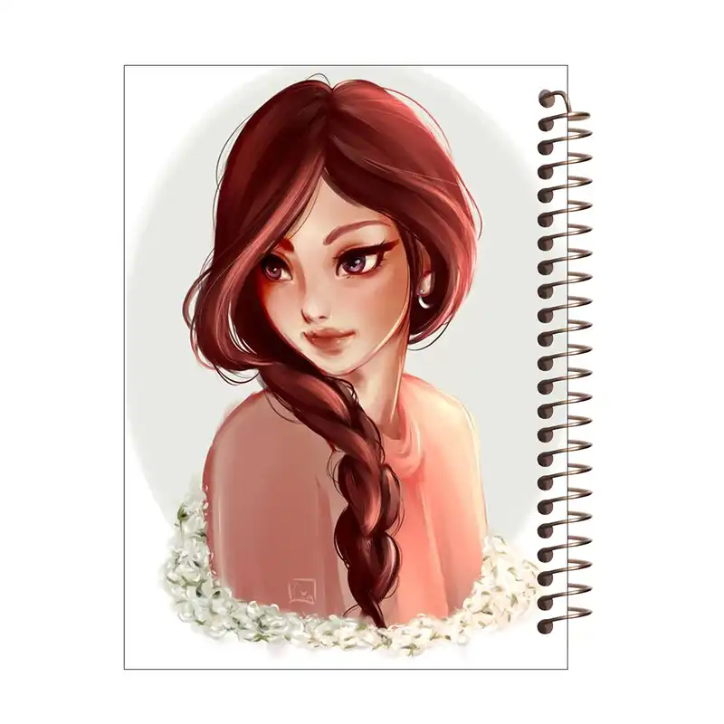 دفتر مشق 80 برگ طرح دختر کد J228