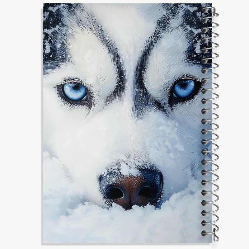 دفتر نقاشی 50 برگ خندالو طرح سگ هاسکی کد F5314