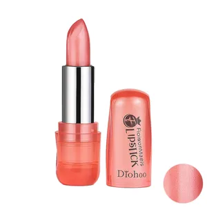 رژ لب جامد مات دکتر هو مدل Flower Magic رنگ گلبهی شماره 01