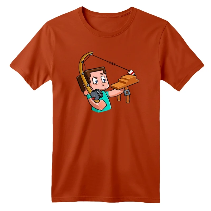 تی شرت آستین کوتاه بچگانه مدل ماینکرفت کد 09  