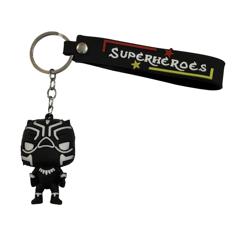 جاکلیدی مدل سیلیکونی انیمیشنی طرح بلک پانتر کد BlaPan110