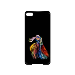 MAHOOT Rainbow Hair Digital Art Cover Sticker for BlackBerry Z30
