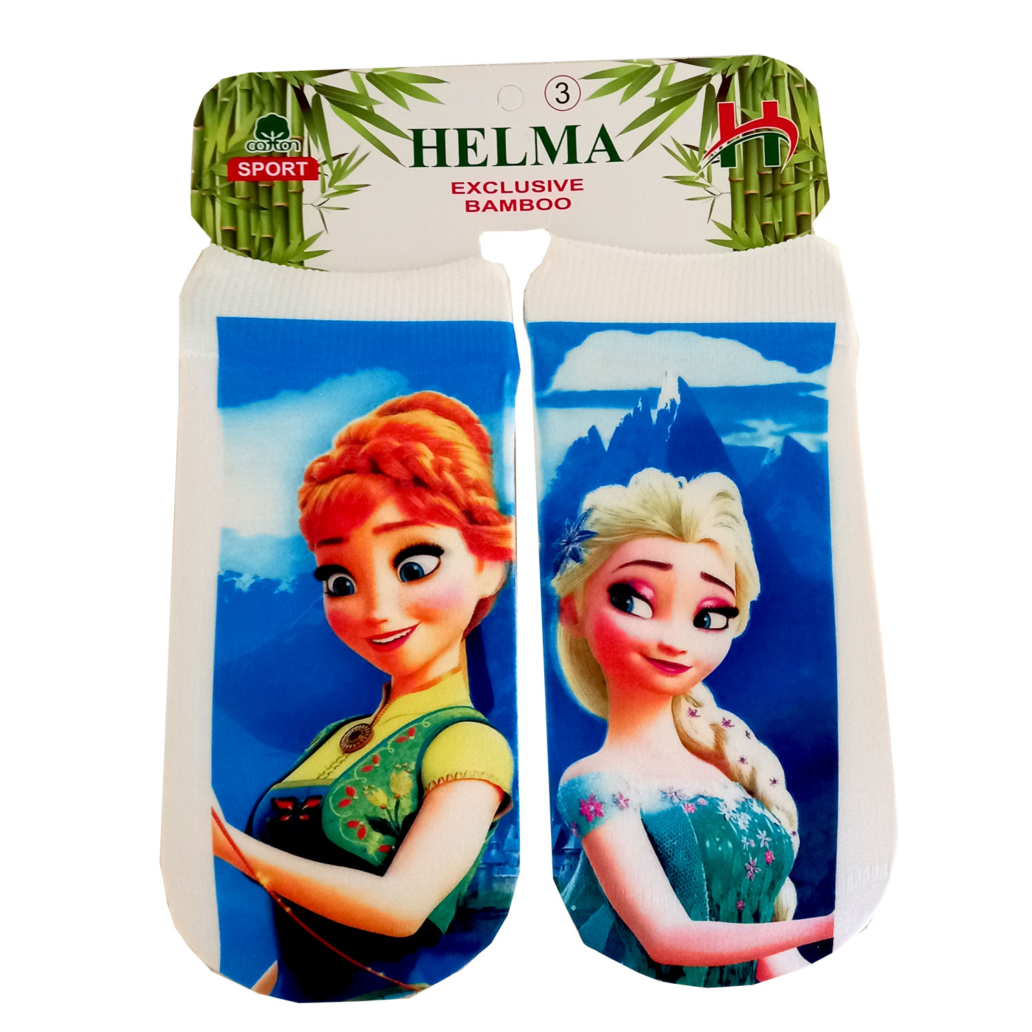 جوراب دخترانه مدل فروزن تا به تا 