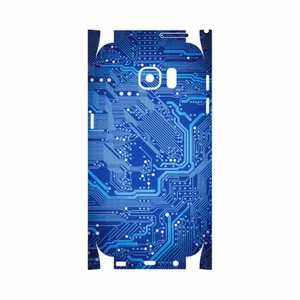 MAHOOT Blue Printed Circuit Board-FullSkin Cover Sticker for Samsung Galaxy S7