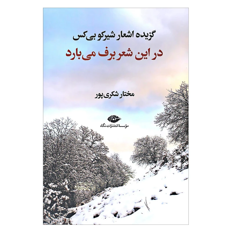 کتاب در این شعر برف می بارد اثر مختار شکریپور نشر نگاه