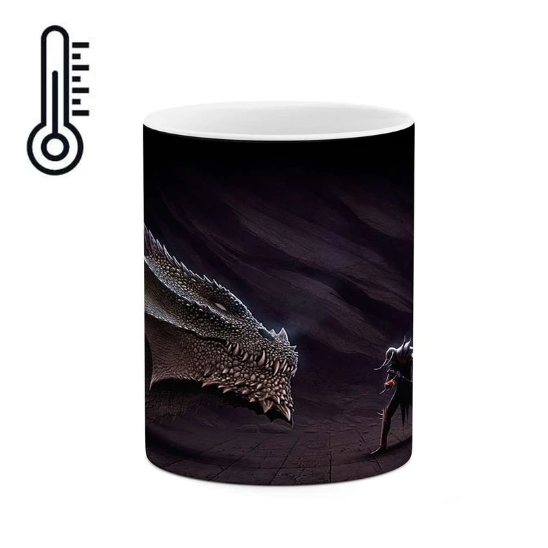 ماگ حرارتی کاکتی مدل اژدها کد mgh17918