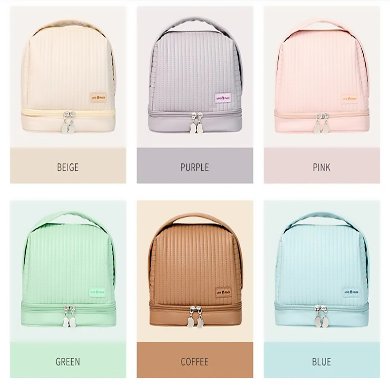 کیف لوازم آرایش زنانه مدل LOVE PEACE