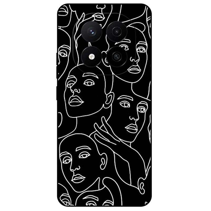 کاور مگافون طرح دخترانه مدل 7762 مناسب برای گوشی موبایل شیائومی Redmi Note 14 Pro Plus 5G