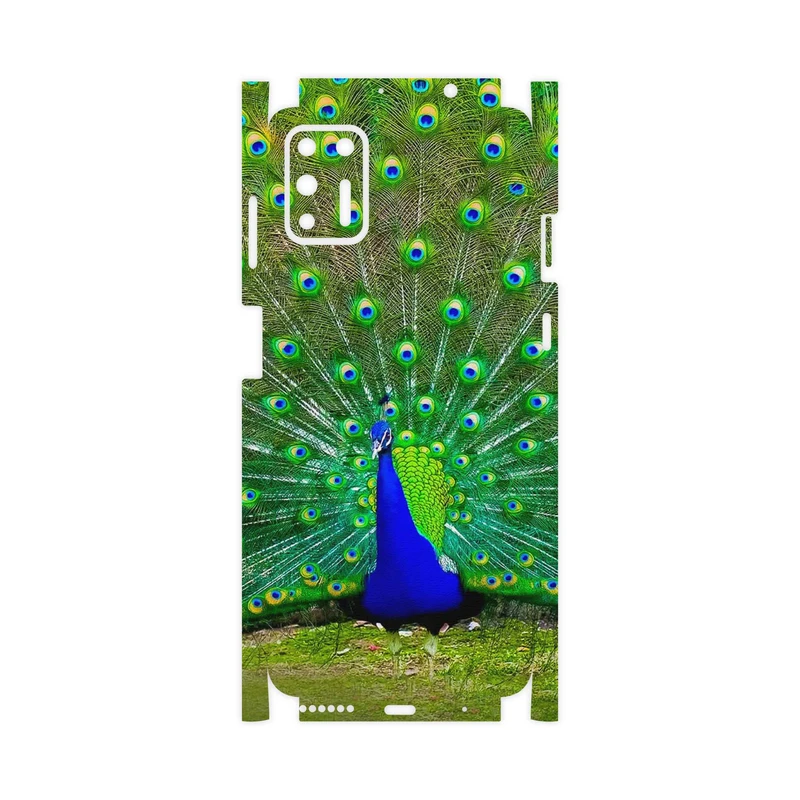 برچسب پوششی ماهوت مدل Peacock-FullSkin مناسب برای گوشی موبایل موتورولا Moto G9 Plus