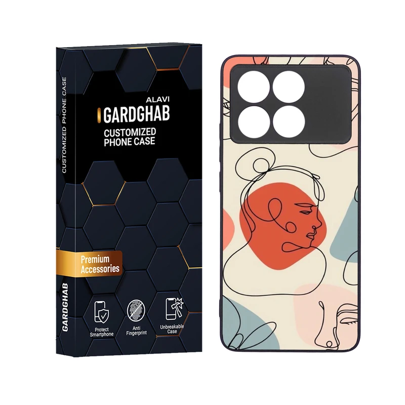 کاور گارد قاب علوی مدل دور ژله ای مناسب برای گوشی موبایل شیائومی Poco X6 Pro