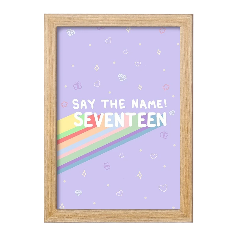 تابلو خندالو مدل گروه سونتین Seventeen  کد 21663