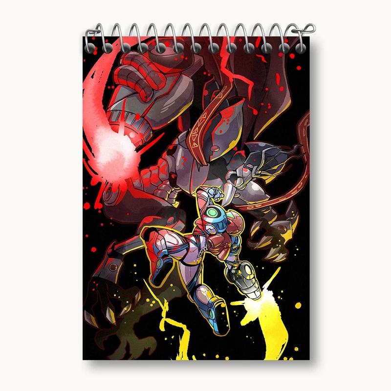 دفتر یادداشت 50 برگ خندالو مدل بازی متروید (Metroid) کد 35661